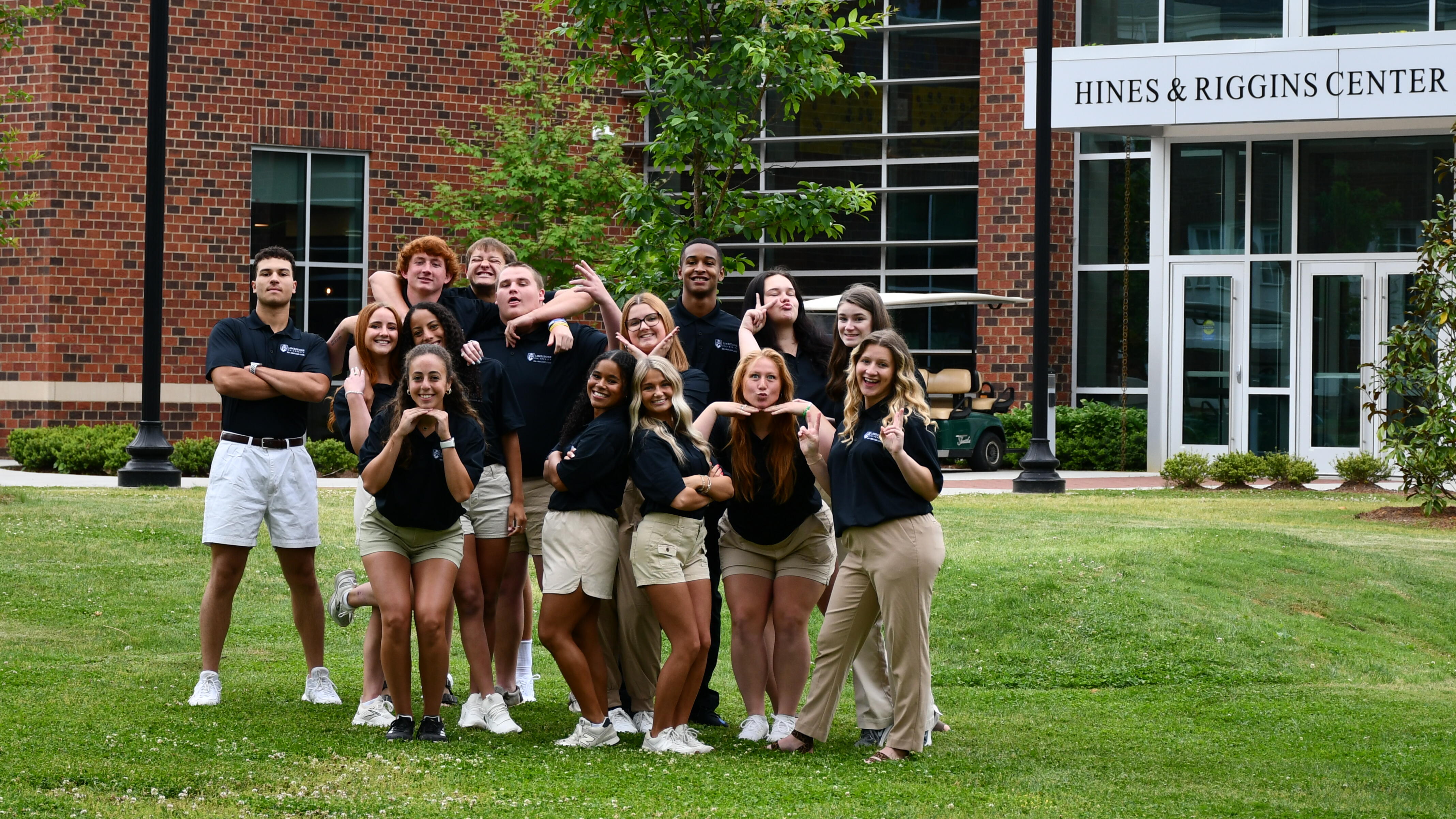 2024 Limestone Orientation Leaders group silly