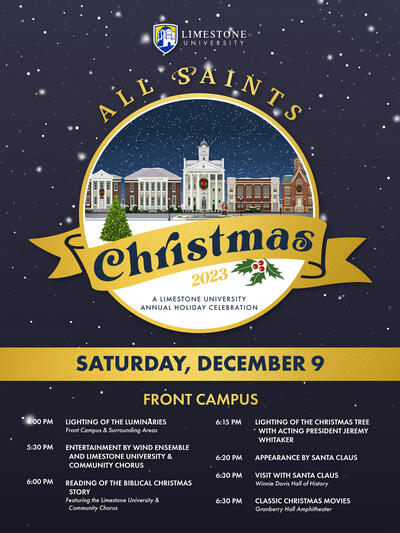All Saints Christmas Poster 2023