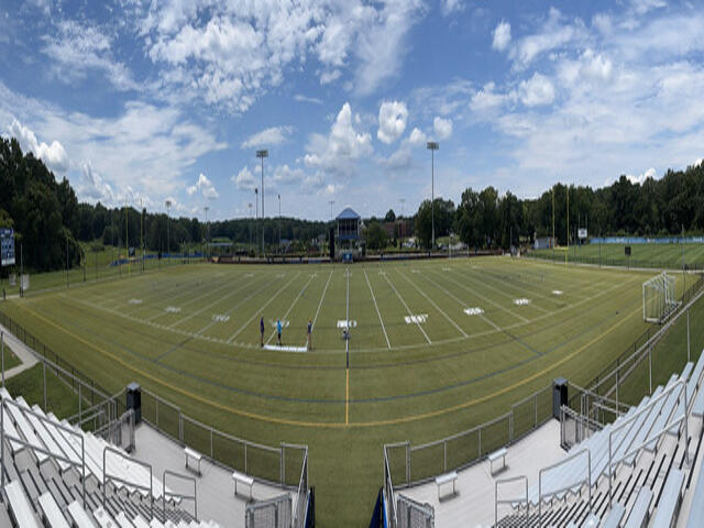 Limestone University Football Field Painting: 7-30-22