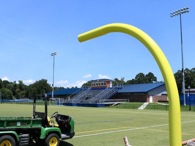 Goal Posts Installation At Saints Field: 7-29-22