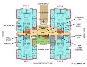 Brown Hall - floor plan