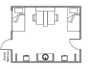 Fort Residence Hall - Floor Plan