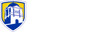 Limestone University logo - white text