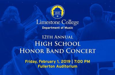 12th Annual Honor Band Concert At Limestone College On January 31 & February 1