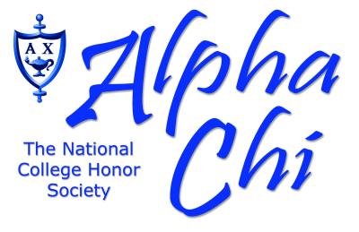 Alpha Chi Honor Society Pinning Ceremony Is September 22