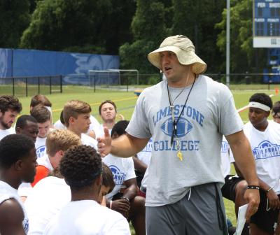 Football Camps Underway at Limestone College 