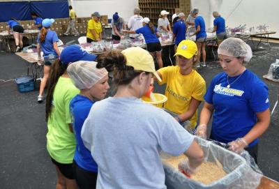 Limestone College Volunteers Pack 100,000 Meals