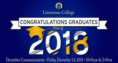 Limestone To Hold Graduation Ceremonies On December 14