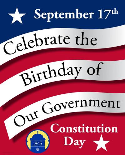 "Constitution Day" Event Set For September 17