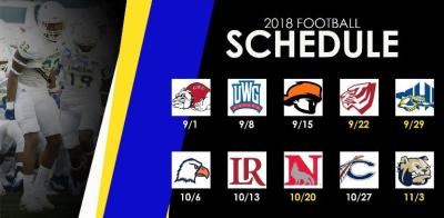 Saints Football Releases Challenging 2018 Schedule