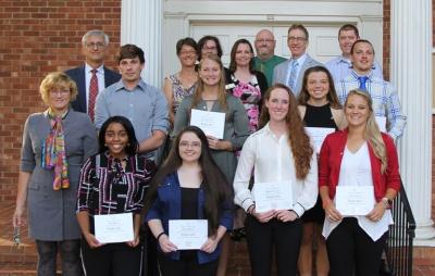 Alpha Chi Pinning Ceremony & Honors Banquet Held On September 25 