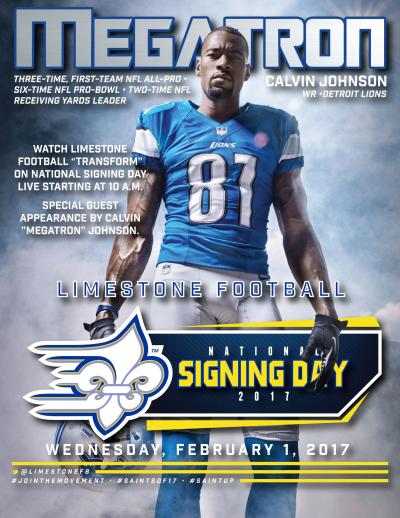 Calvin "Megatron" Johnson Coming To Limestone On Wednesday, February 1