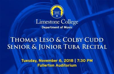 Leso, Cudd To Be Featured At Tuba Recital on November 6