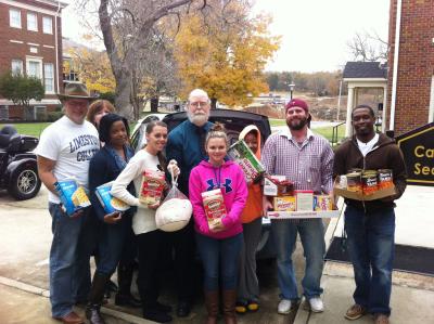 Student Social Work Organization Holds Successful Food Drive