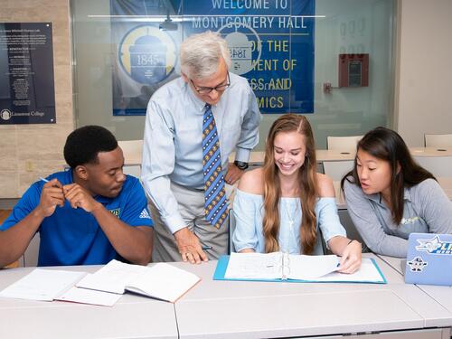 Classroom Students and professor