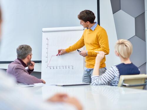 Marketing Meeting in Office