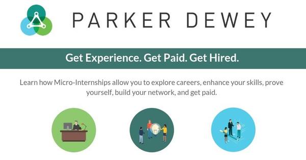 Parker Dewey - Get Experience. Get Paid. Get Hired.