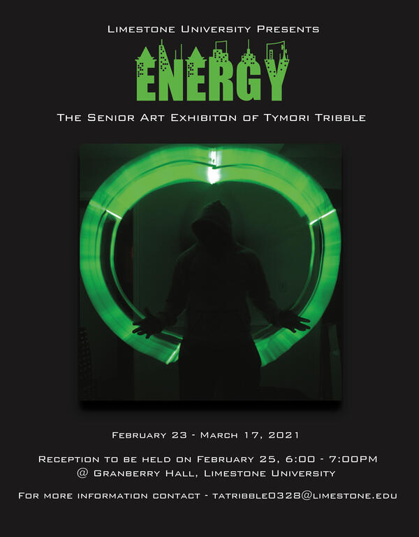 Senior Art Exhibition "Energy" by Tymori Tribble