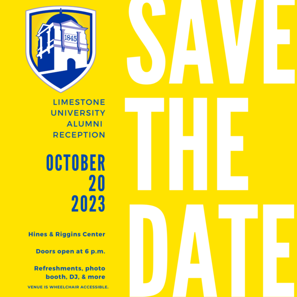Alumni Reception - SAVE THE DATE - October 20, 2023 - Hines & Riggins Center @ 6pm