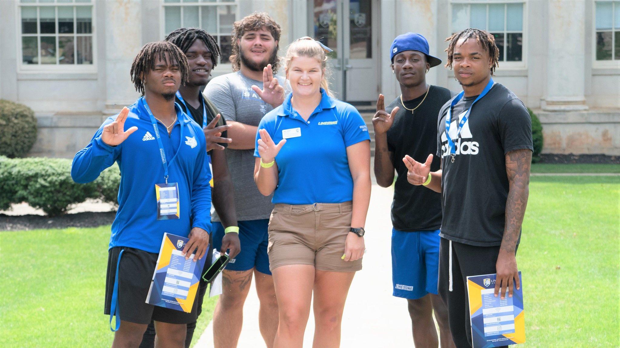 Students at Limestone Launch