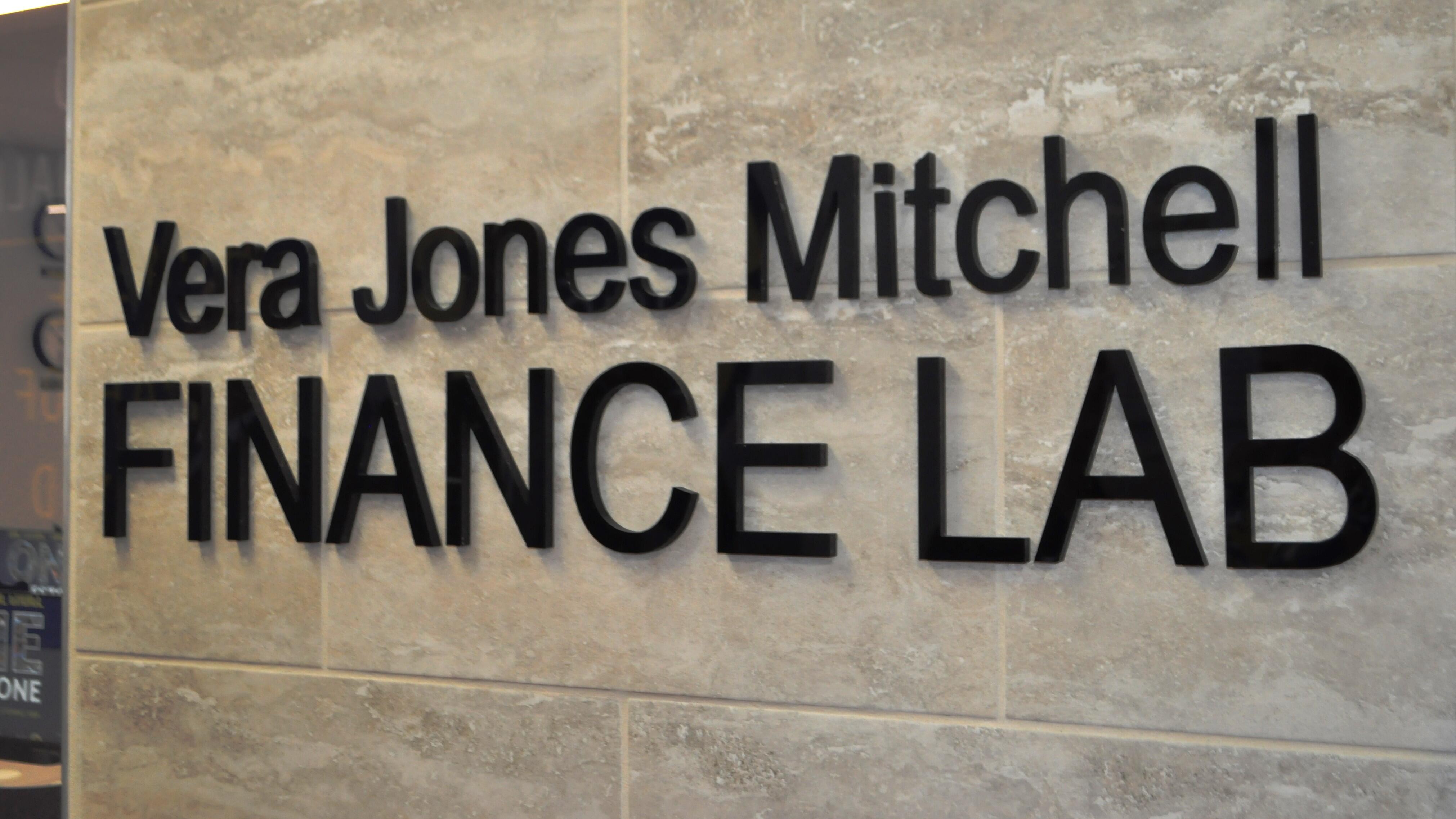 Vera Jones Mitchell Finance Lab