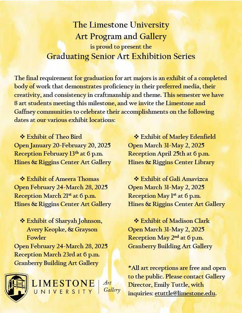 Spring 2025 Art Exhibits