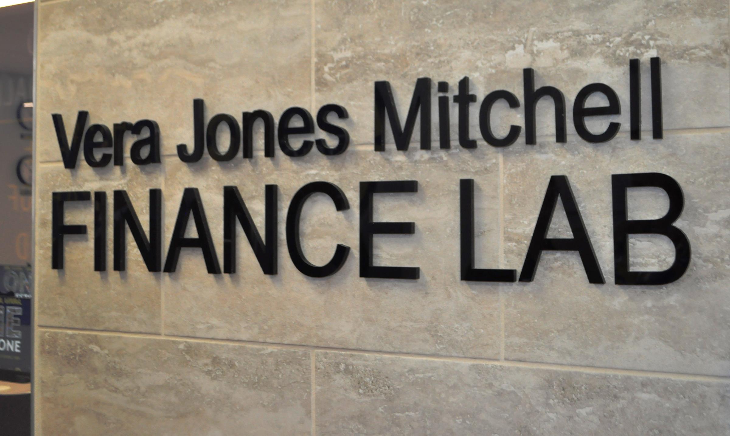 Vera Jones Mitchell Finance Lab