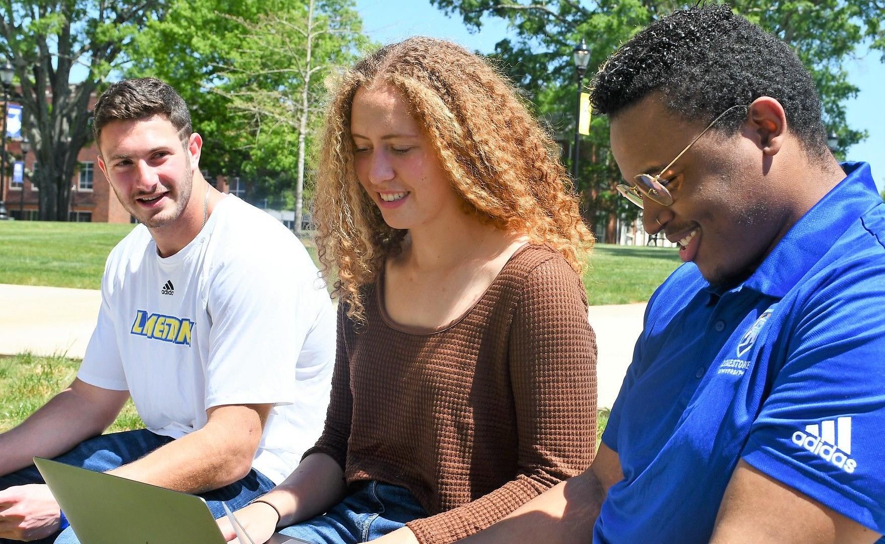 Students on front campus