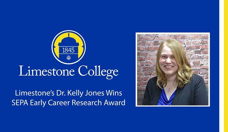Limestone's Dr. Kelly Jones Wins Early Career Research Award 
