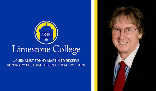Journalist Tommy Martin To Receive Honorary Limestone Degree