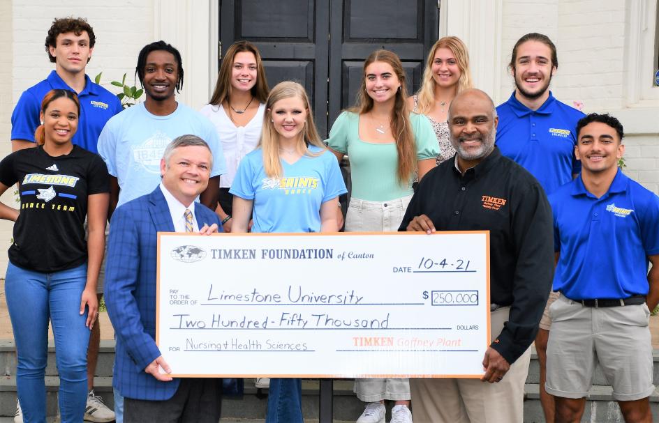 Timken Foundation Check 10-4-21