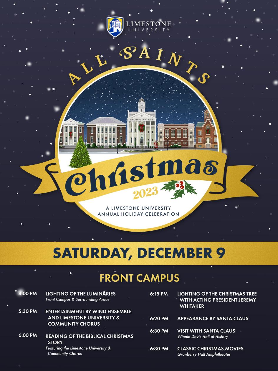 All Saints Christmas Poster 2023