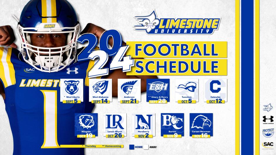 Limestone University Announces 2025 Football Schedule Limestone