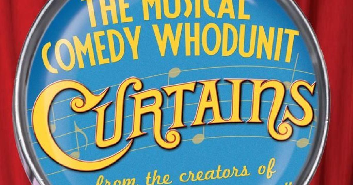 Curtains Show Script Curtains Musical Theatre Logo