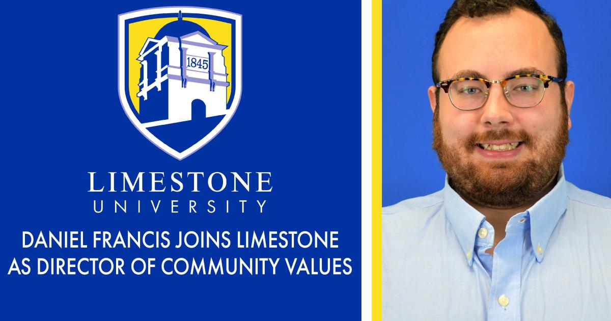 Daniel Francis Joins Limestone As Director Of Community Values