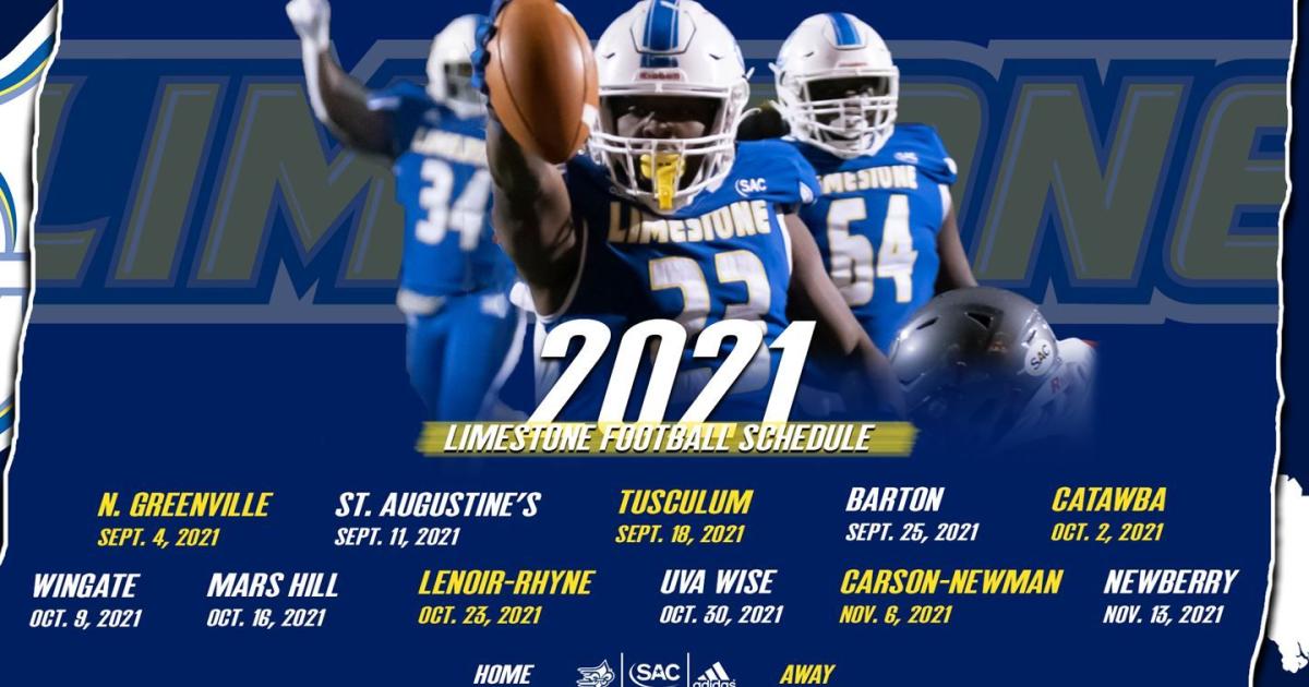 Limestone Football Releases 2021 Schedule That Includes 6 Home Games |  Limestone University