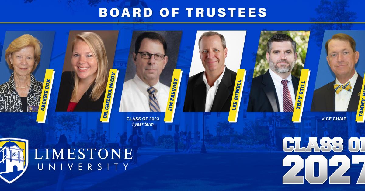 Limestone University Names New Board Of Trustees Members Limestone