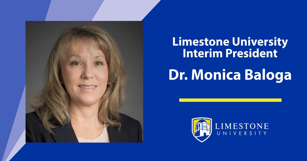 Limestone Board Of Trustees Names Dr. Monica Baloga Interim President